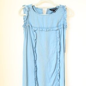 Light blue denim dress by the brand Sharagano size 6P